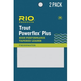 Rio Trout Powerflex Plus Tapered Leader - 6X 4lb 12ft