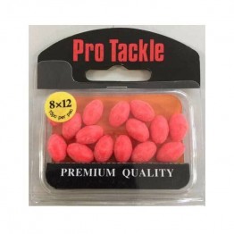 Pro Tackle Soft Lumo Red Glow Beads - Large 8 x 12mm