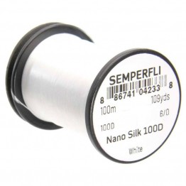 Semperfli Nano Silk 100D - 6/0 - 100m - White