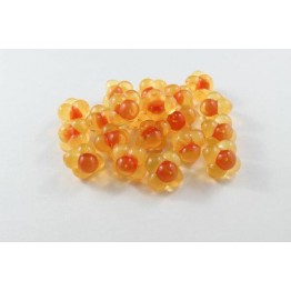 Cleardrift Soft Eggs Cluster Embryo Natural Orange with Red Dot Dot