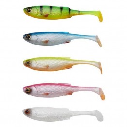 Savage Craft Shad Paddle Tail Mixed Pack 10cm 6gm Softbait Pkt of 5