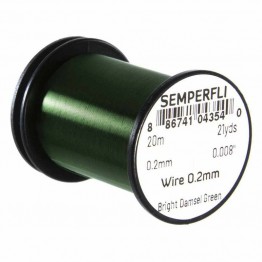 Semperfli Wire 0.2mm - Bright Damsel Green