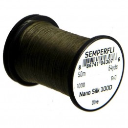Semperfli Nano Silk 100D - 6/0 - 100m - Olive
