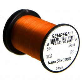 Semperfli Nano Silk 100D - 6/0 - 100m - Orange
