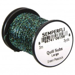 Semperfli Quill Subs Large - Green Peacock