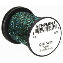 Semperfli Quill Subs Small - Green Peacock