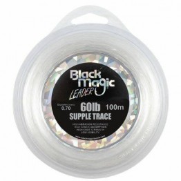Black Magic Leader Supple Trace 60lb 100m