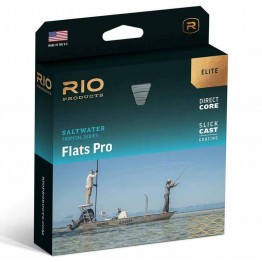 Rio Elite Flats Pro Stealth Tip Fly Line WF9F/I - Clear/Aqua/Orange/Sand