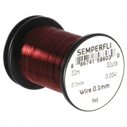 Semperfli Wire 0.1mm - Red