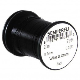 Semperfli Wire 0.2mm - Black