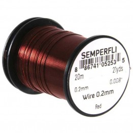Semperfli Wire 0.2mm - Red