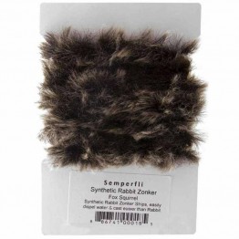 Semperfli Synthetic Rabbit Zonker Strips - Fox Squirrel