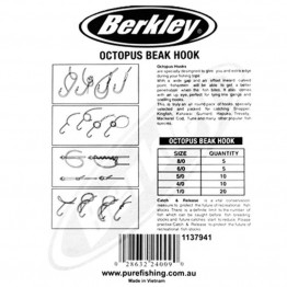 Berkley Octopus Beek Hook Pack