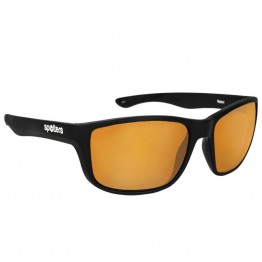 Spotters Rebel Black Matte Sunglasses & Polarised Gold Leaf Mirror Lens