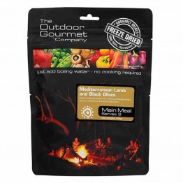 The Outdoor Gourmet Company Mediterranean Lamb and Black Olives - 2 Serve