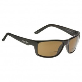 Ugly Fish Xenon Black Bifocal Sunglasses - Brown Polarised Lens +2.50